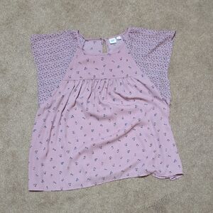 GAP Pink Floral Top